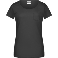 Ladies'-T Pocket - Black