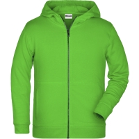 Children's Zip Hoody - Lime Green