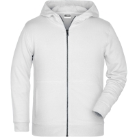 Children's Zip Hoody - White