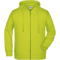 Men's Zip Hoody - Acid yellow