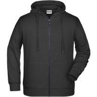 Men's Zip Hoody - Black