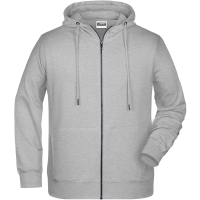 Men's Zip Hoody - Grey heather