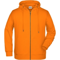 Men's Zip Hoody - Orange