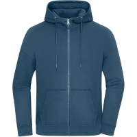 Oversized Hooded Jacket UNISEX - Dusty blue