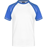 Men's Raglan-T - White/royal