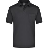 Polo Piqué Pocket - Black