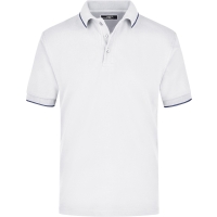 Polo Tipping - White/navy