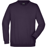 Round Sweat Heavy - Aubergine