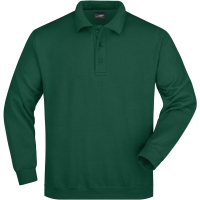 Polo Sweat Heavy - Dark green