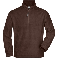 Half-Zip Fleece - Brown