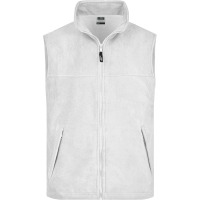 Fleece Vest - White