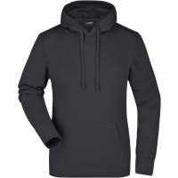 Ladies' Hooded Sweat - Black