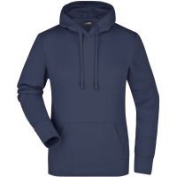 Ladies' Hooded Sweat - Navy