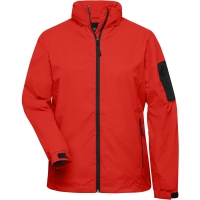 Ladies' Windbreaker - Red/black