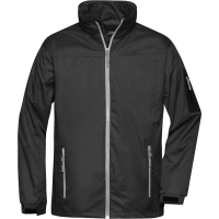 Men's Windbreaker - Black/silver