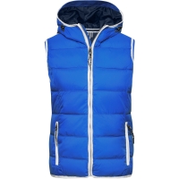 Ladies' Maritime Vest - Nautic blue/white