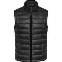 Men's Quilted Down Vest - Black/black