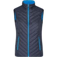 Ladies' Lightweight Vest - Navy/aqua