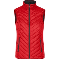 Ladies' Lightweight Vest - Red/carbon
