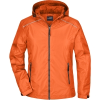 Ladies' Rain Jacket - Orange/carbon