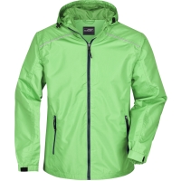 Men's Rain Jacket - Spring green/navy