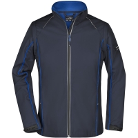 Ladies' Zip-Off Softshell Jacket - Navy/royal