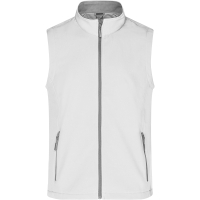 Men's Promo Softshell Vest - White/white