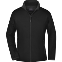 Ladies' Promo Softshell Jacket - Black/black