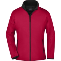 Ladies' Promo Softshell Jacket - Red/black