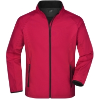 Men's Promo Softshell Jacket - Red/black