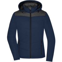 Ladies' Winter Jacket - Navy/anthracite melange