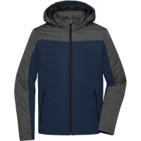 Men's Winter Jacket - Navy/anthracite melange