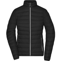 Ladies' Down Jacket - Black/silver