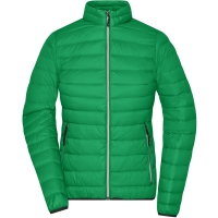 Ladies' Down Jacket - Fern green/silver