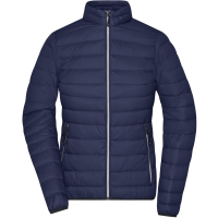 Ladies' Down Jacket - Navy/silver