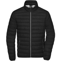 Men's Down Jacket - Black/silver