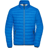 Men's Down Jacket - Cobalt/silver