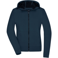 Ladies' Hooded Softshell Jacket - Navy/navy