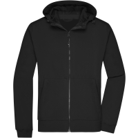 Men's Hooded Softshell Jacket - Black/black