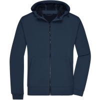 Men's Hooded Softshell Jacket - Navy/navy