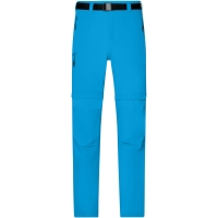 Men's Zip-Off Trekking Pants - Bright blue