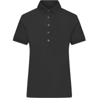 Ladies' Mercerised Polo - Black