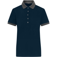 Ladies' Polo - Navy/anthracite melange