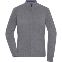 Ladies' Zip-Cardigan - Grey heather