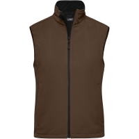 Ladies' Softshell Vest - Brown