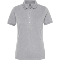 Ladies' BIO Stretch-Polo Work - SOLID - - Grey heather