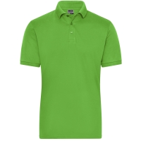 Men's BIO Stretch-Polo Work - SOLID - - Lime Green