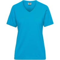 Ladies' BIO Workwear T-Shirt - Turquoise