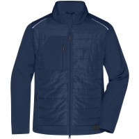 Men's Hybrid Jacket - Navy/navy