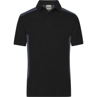 Men's Workwear Polo - STRONG - - Black/carbon